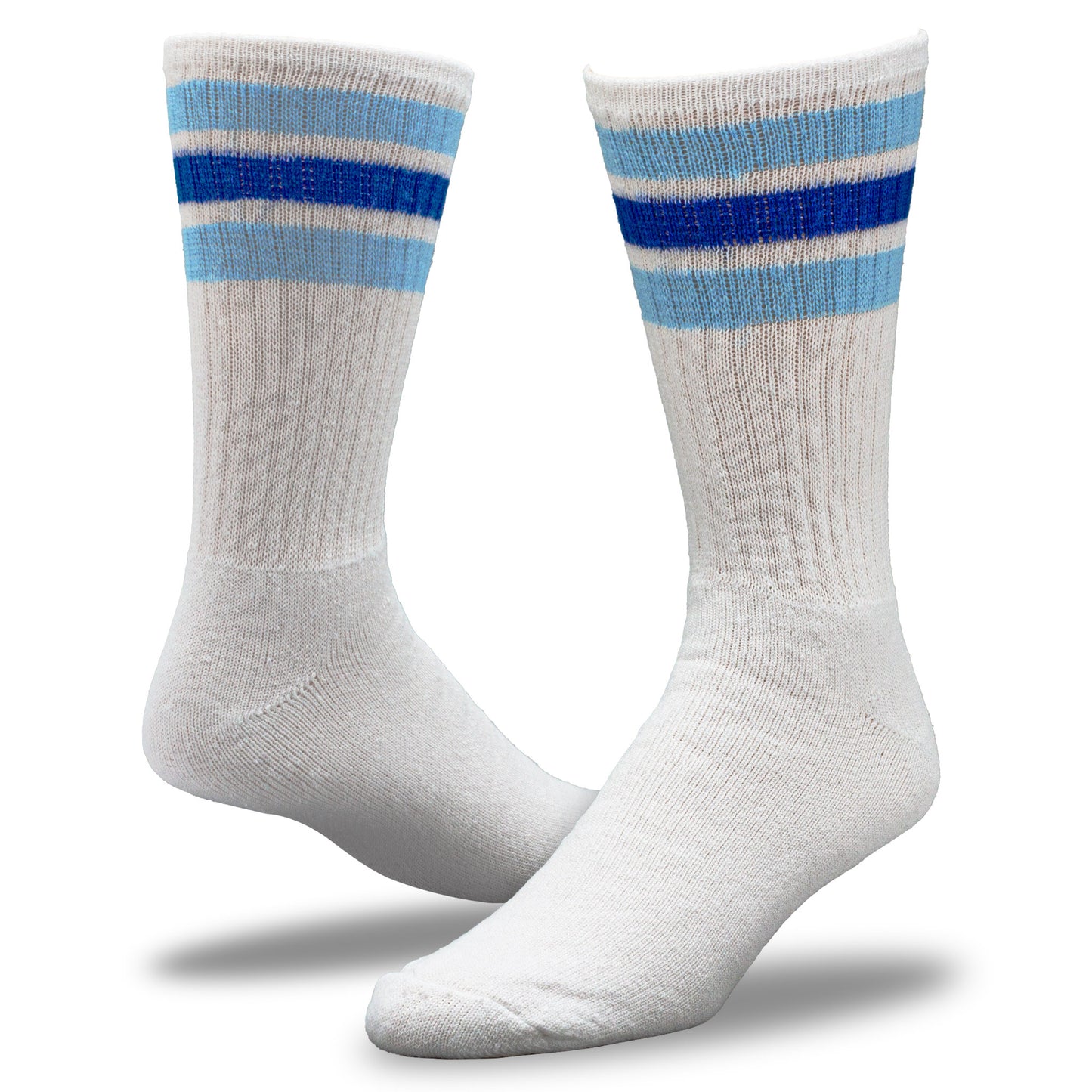 Men's "Americana" Striped Crew Socks (2pr)