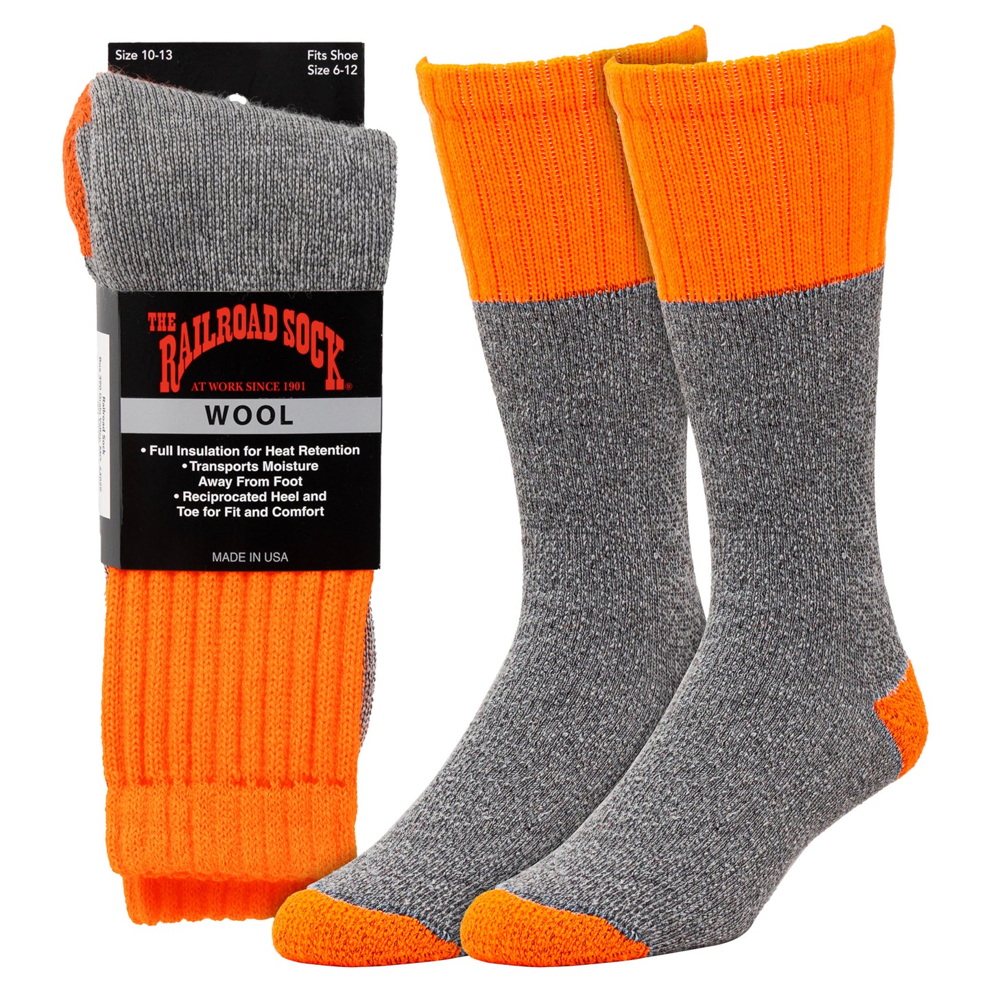 Men's Outdoor Wool Hunter Boot Socks (1pr)