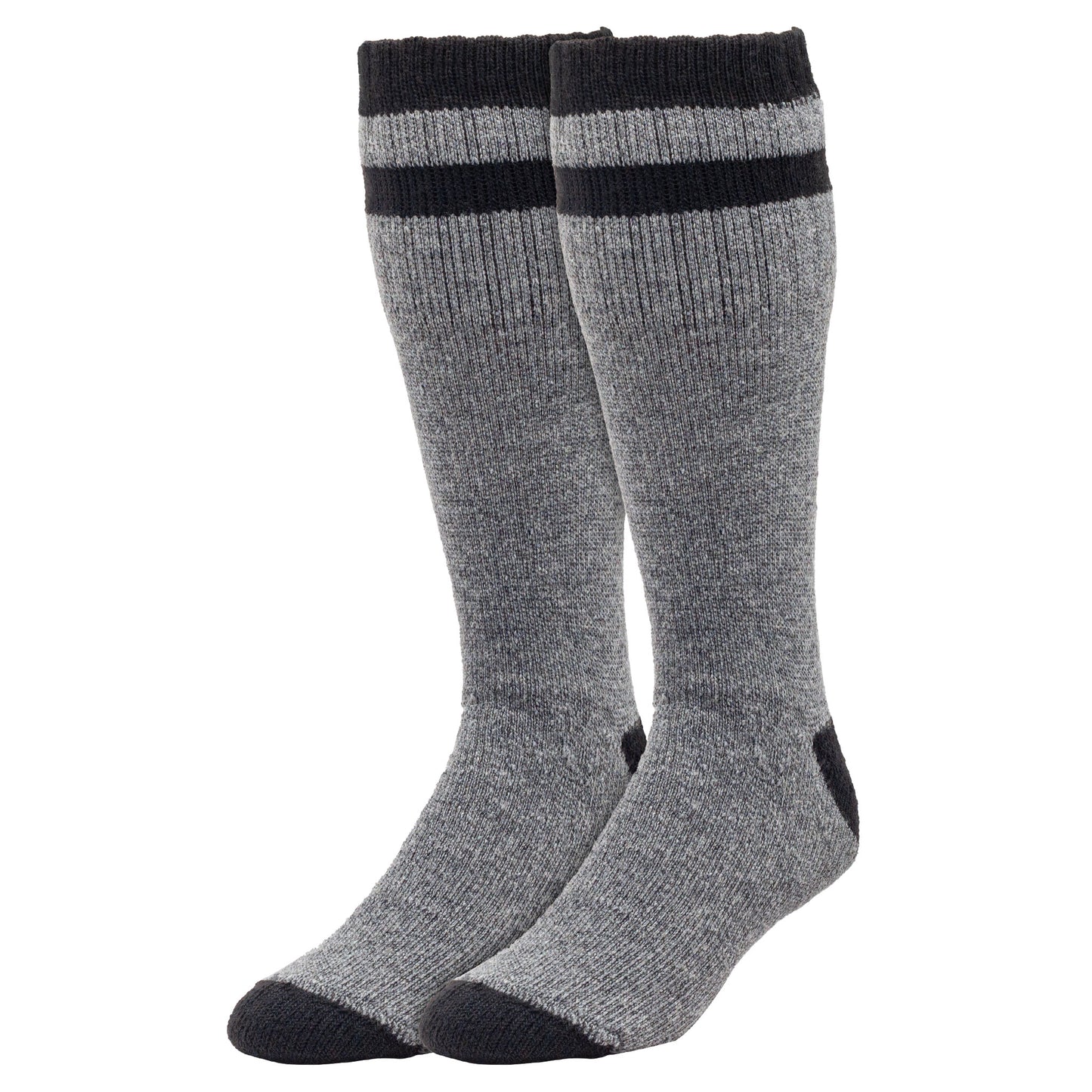 Men's Outdoor Striped Wool Boot Socks (1pr)