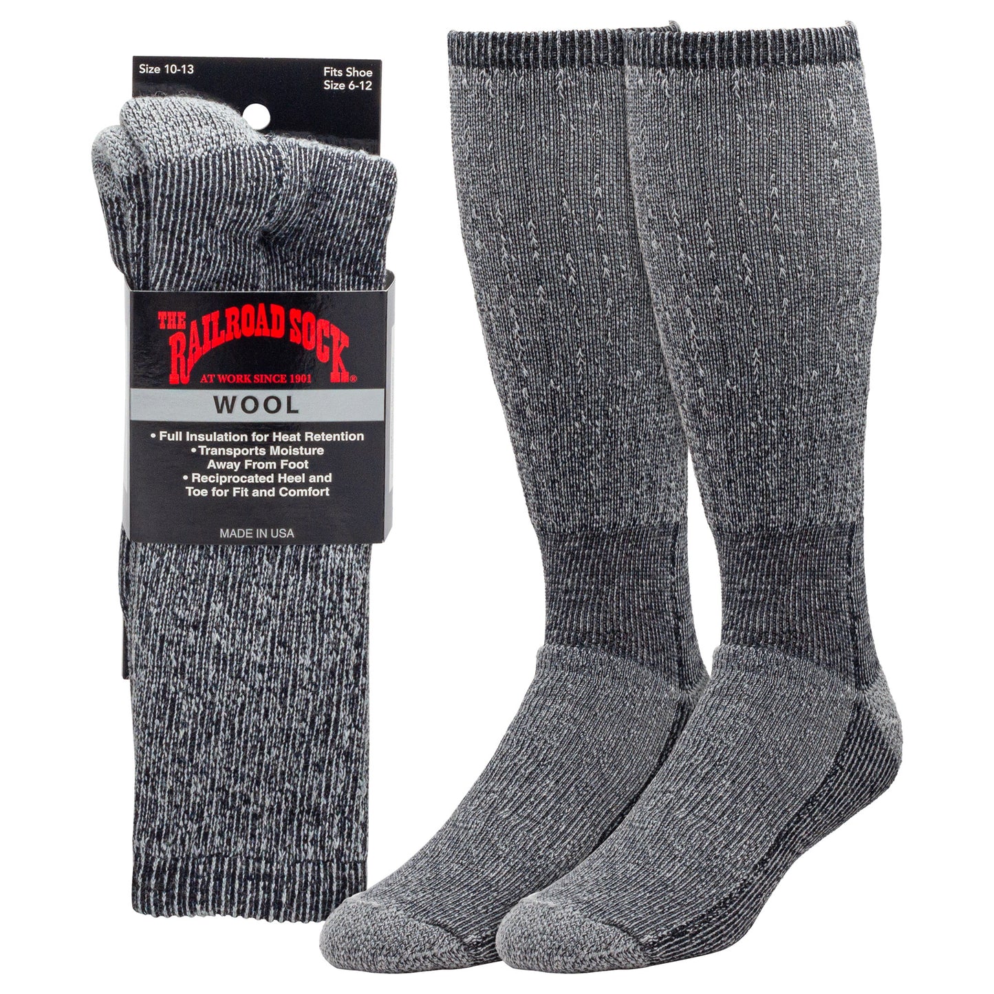Men's Merino Wool Boot Socks (1pr)