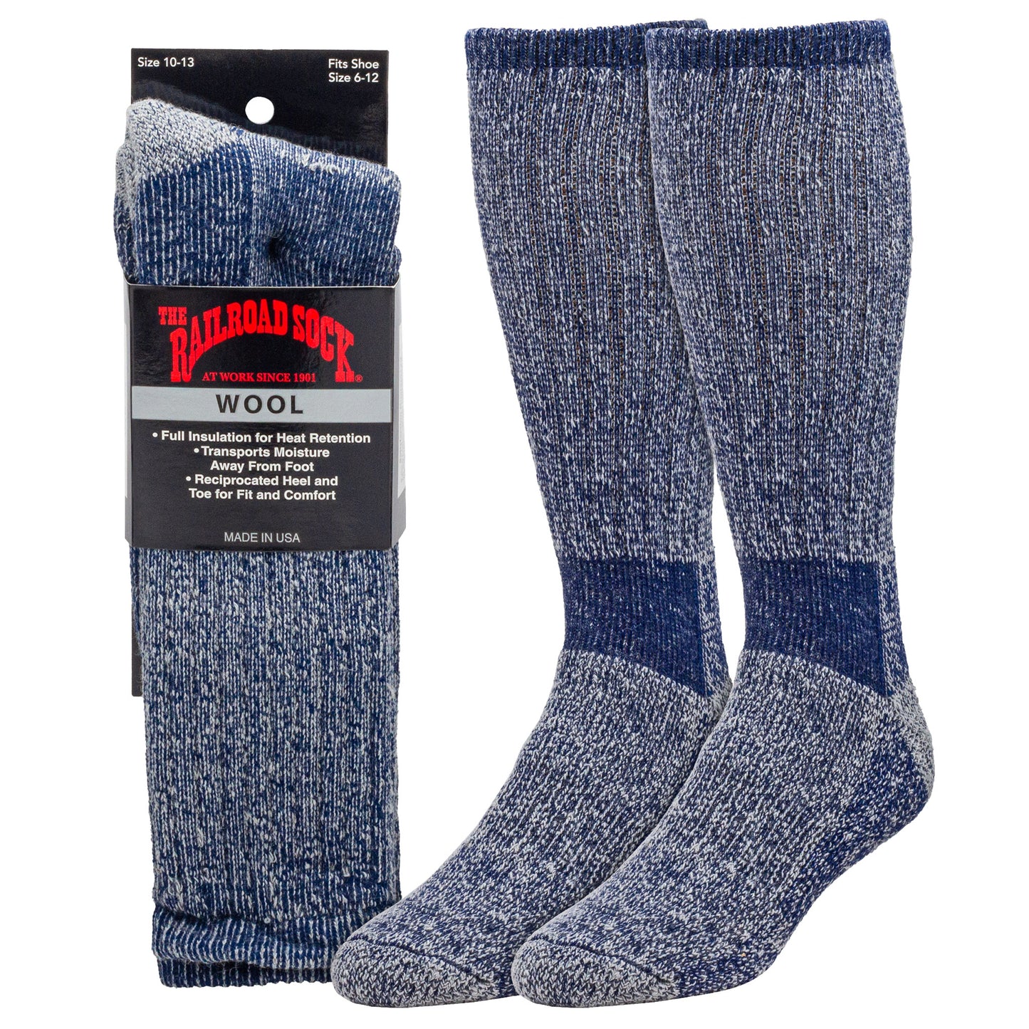 Men's Merino Wool Boot Socks (1pr)