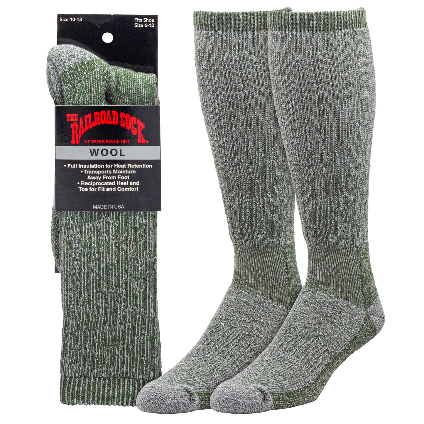 Men's Merino Wool Boot Socks (1pr)