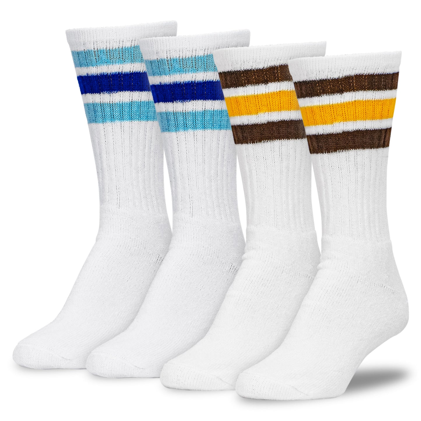 Women's "Americana" Striped Crew Socks
