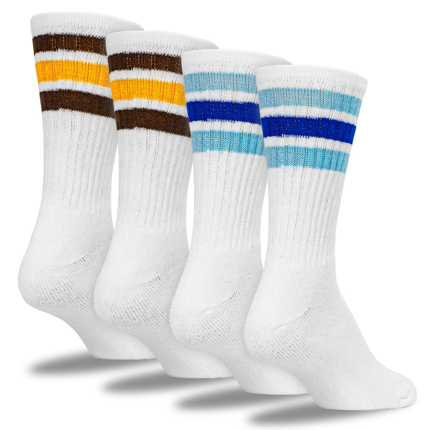 Women's "Americana" Striped Crew Socks