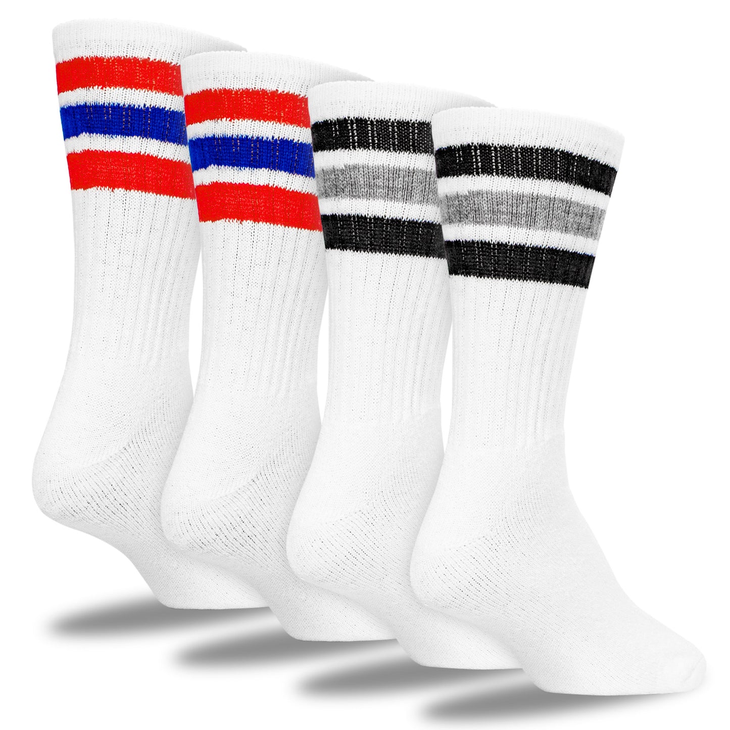 Women's "Americana" Striped Crew Socks