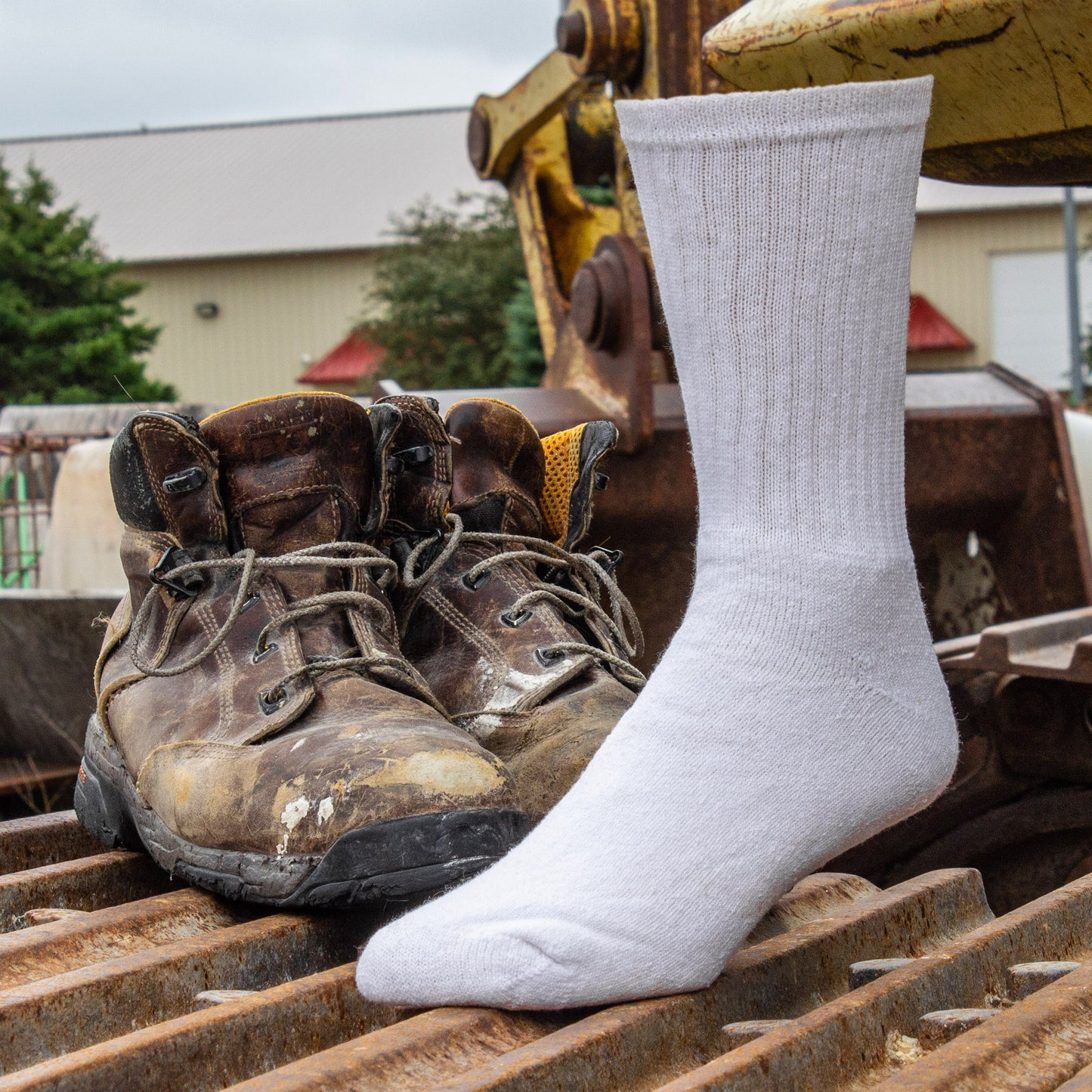Men's Crew Work Socks (3pr)