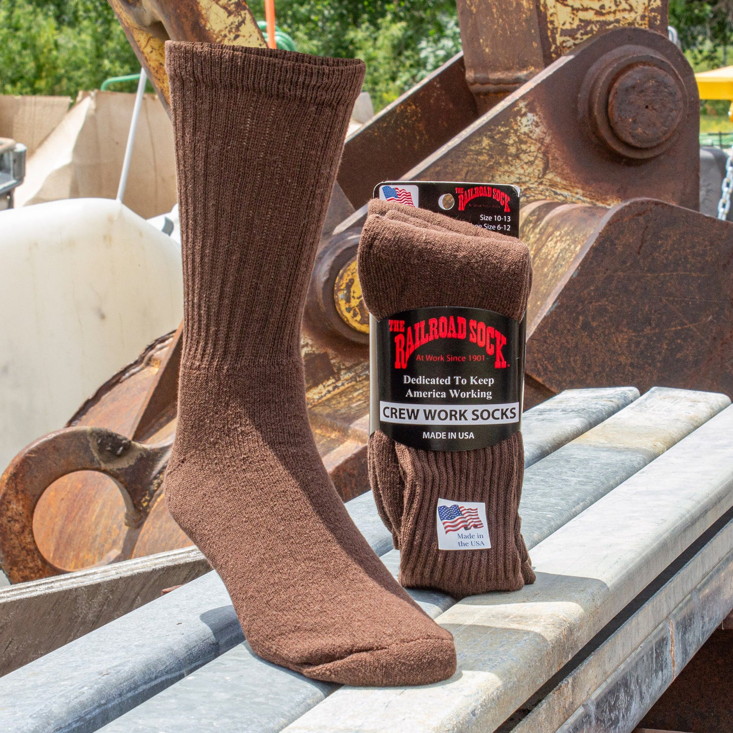 Men's Crew Work Socks (3pr)