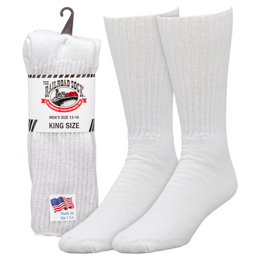 King Size Crew Socks (2pr)