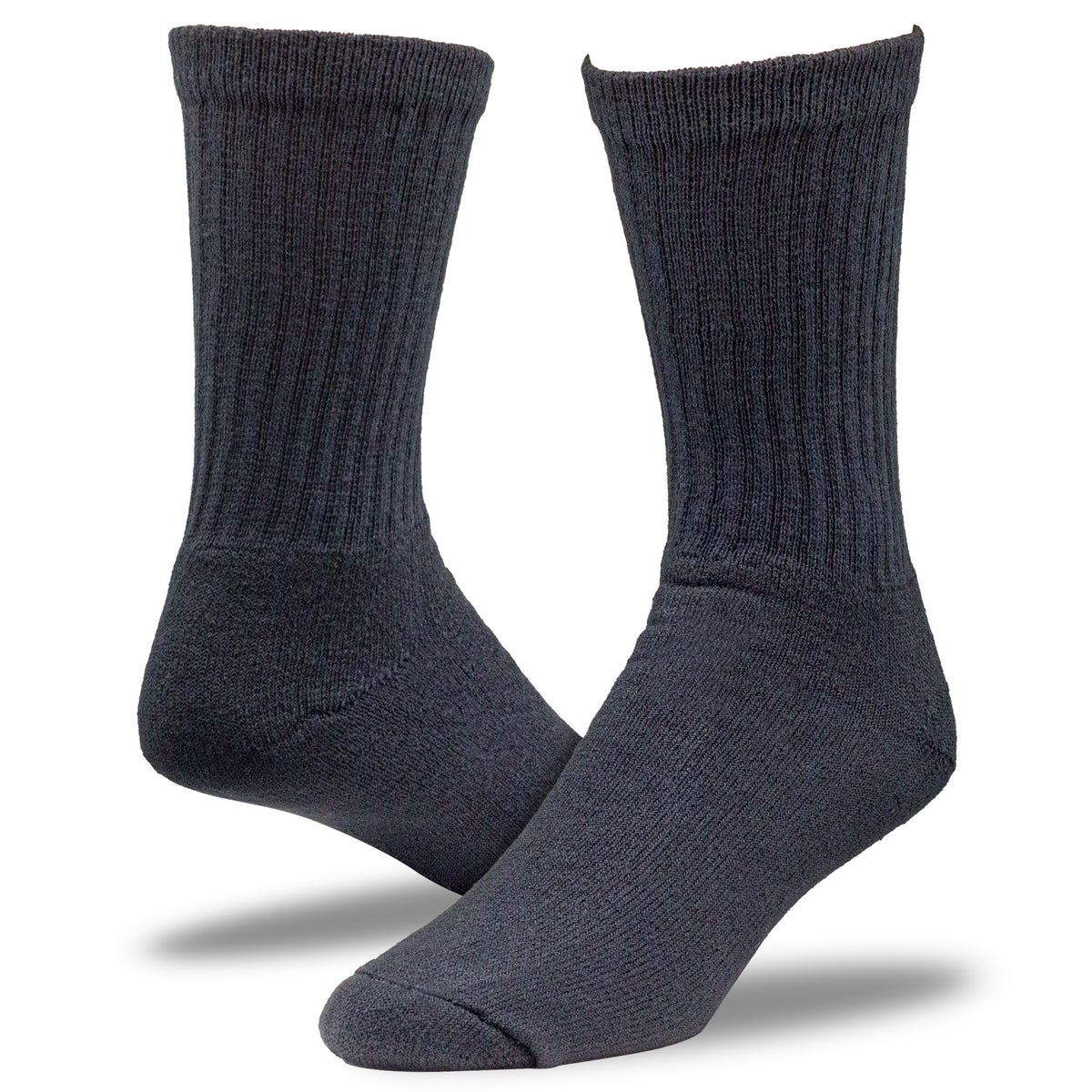 Men's Solid Crew Socks (6pr)