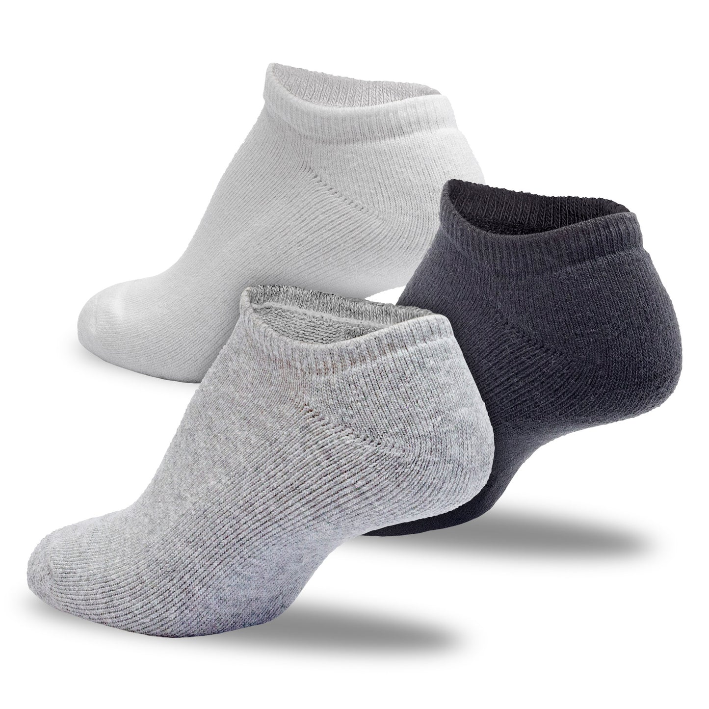 Women's No Show Socks - Assorted (3pr)