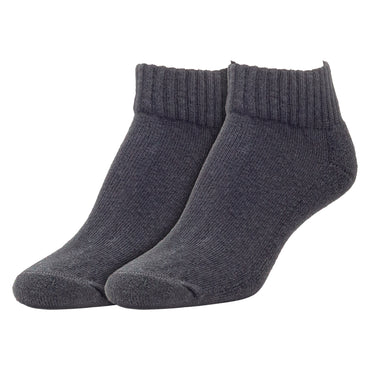 Women's Quarter Socks - Black (3pr)