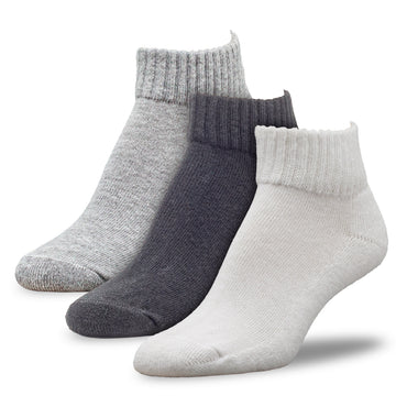 Women's Quarter Socks - Assorted (3pr)