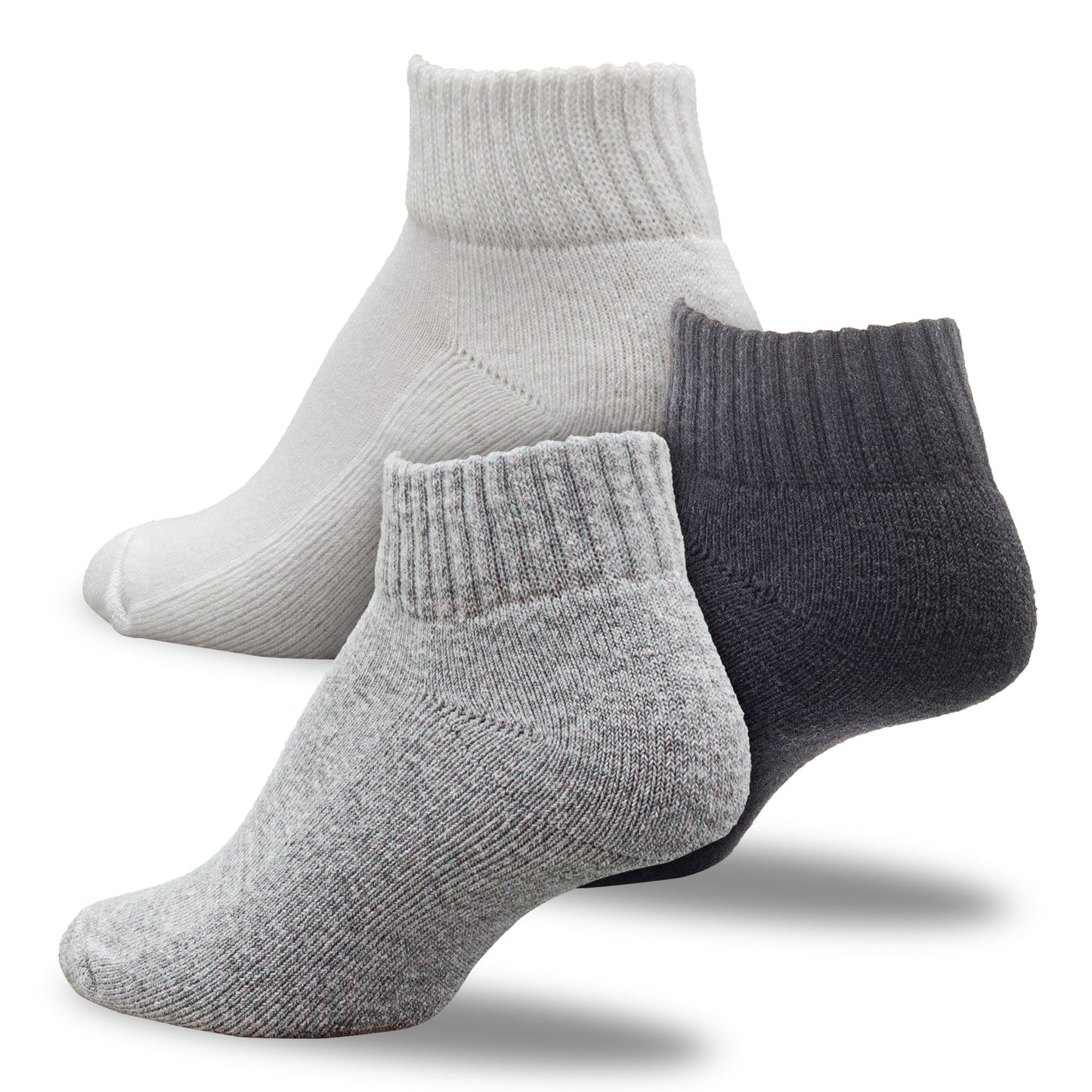 Women's Quarter Socks - Assorted (3pr)