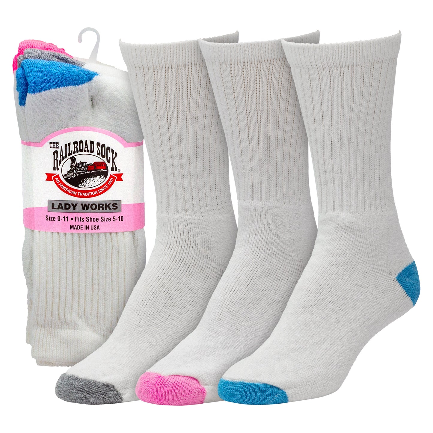 Women's Crew Socks - Assorted (3pr)
