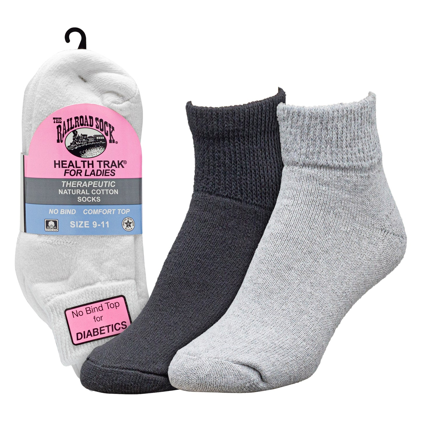 Women's Health Trak® Therapeutic Quarter Socks (3pr)