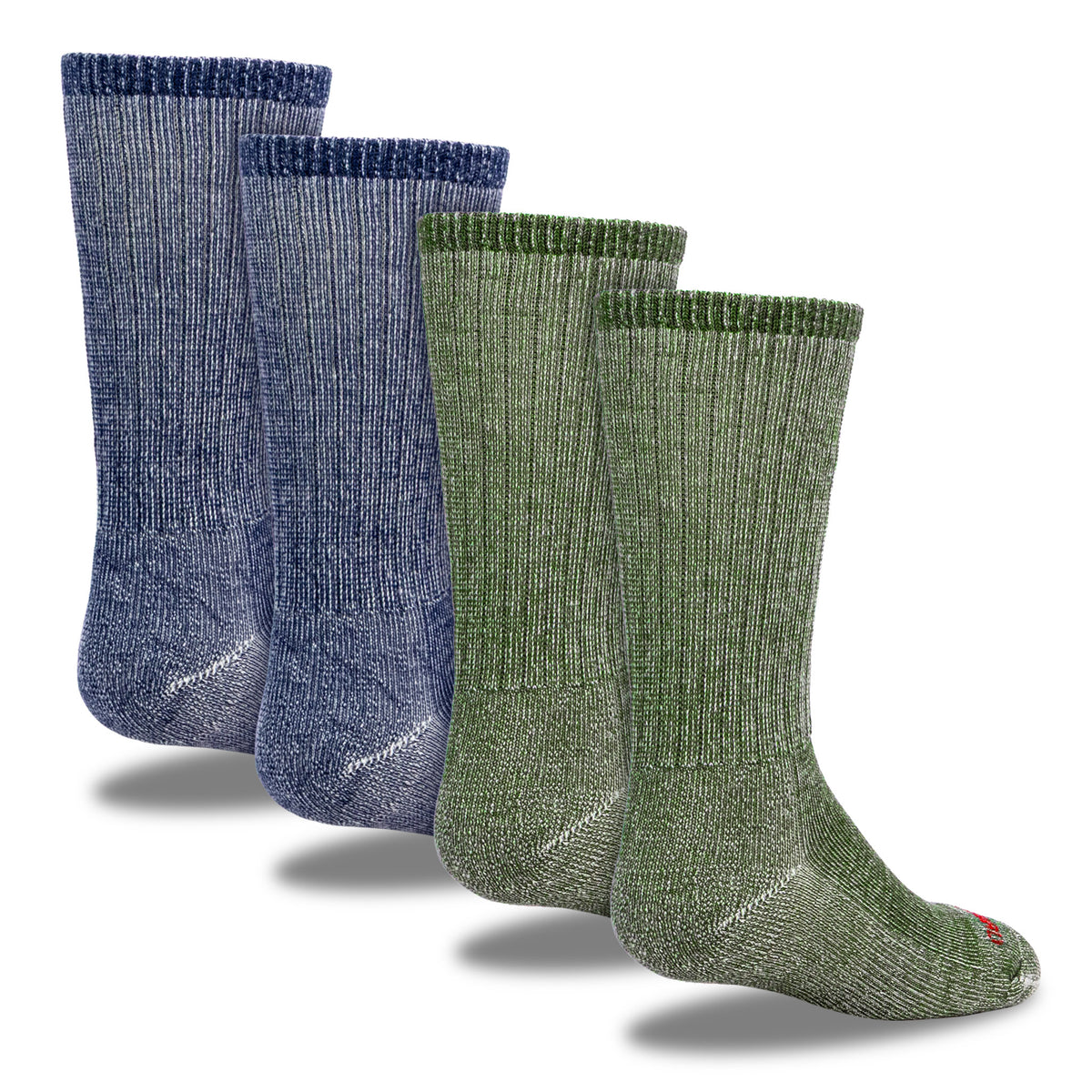 Kid's Polar Wool Crew Socks (2pr)