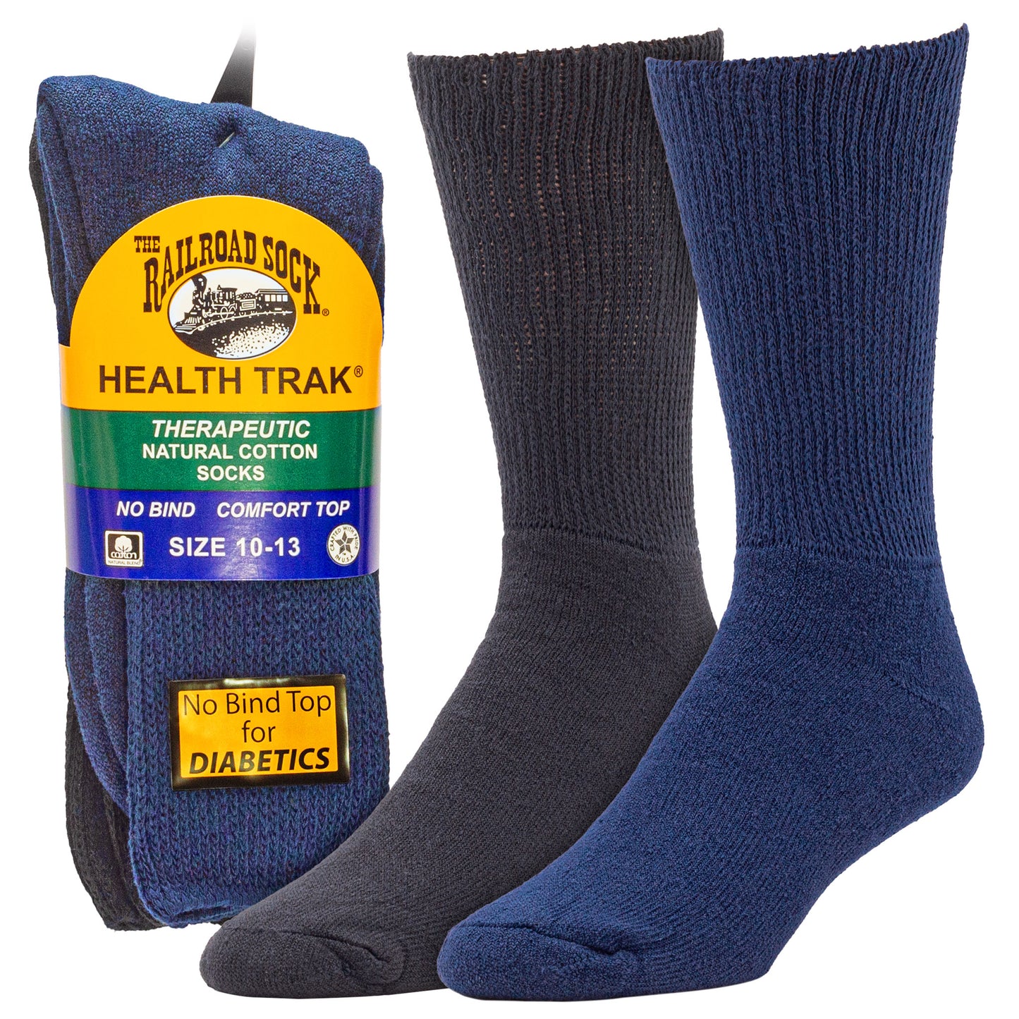 Men's HealthTrak® Therapeutic Crew Socks (2pr)