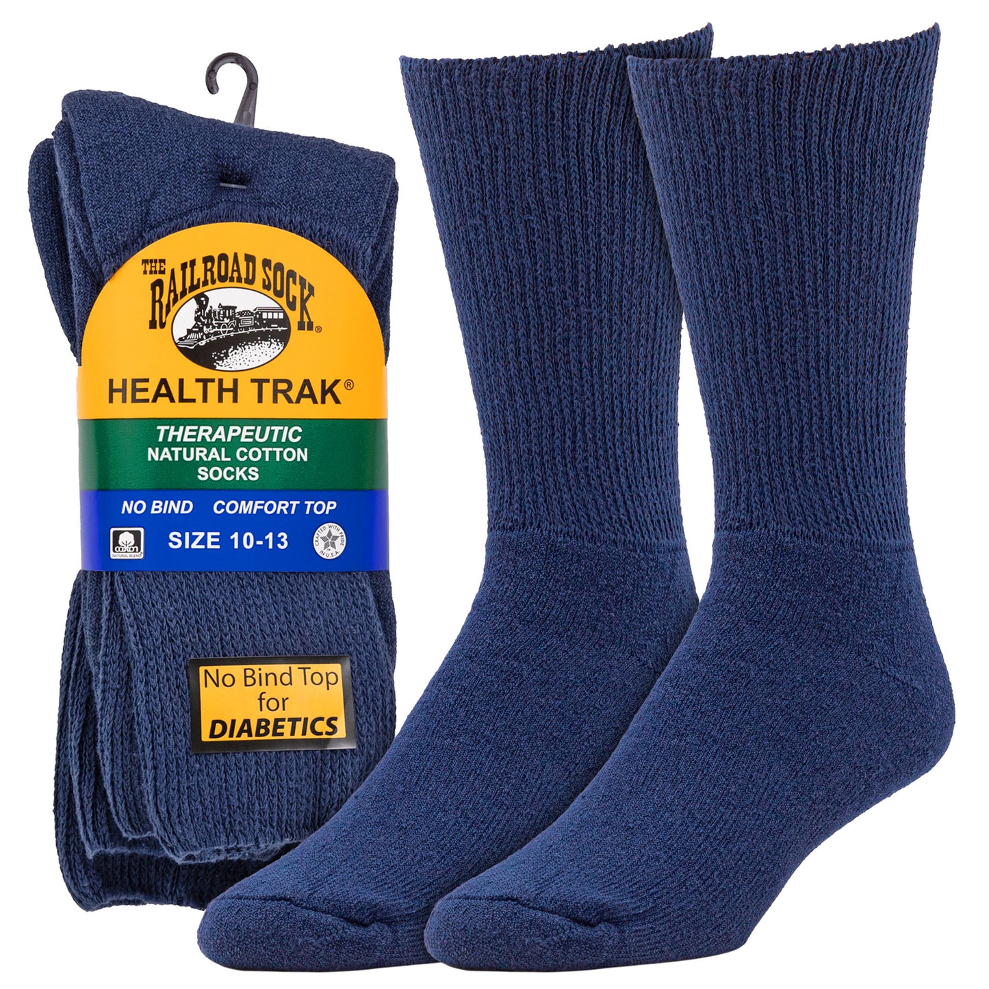 Men's HealthTrak® Therapeutic Crew Socks (2pr)