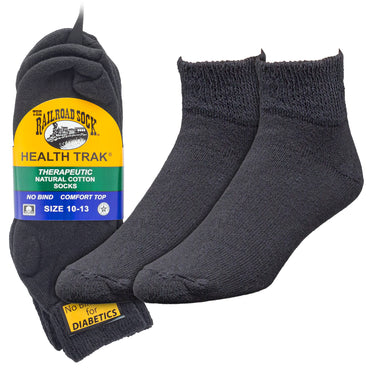 Men's HealthTrak® Therapeutic Quarter Socks (3pr)