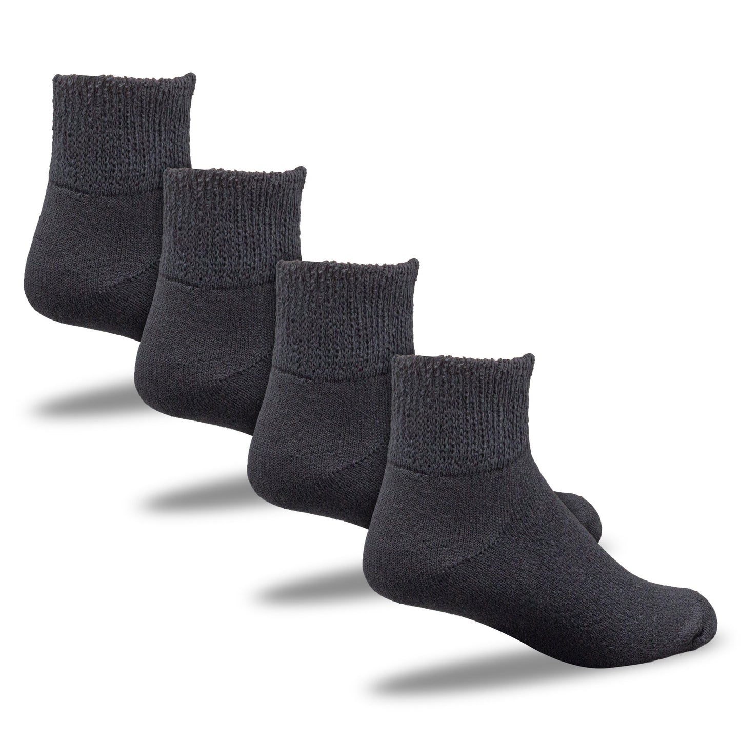 King Size HealthTrak® Therapeutic Quarter Socks (3pr)