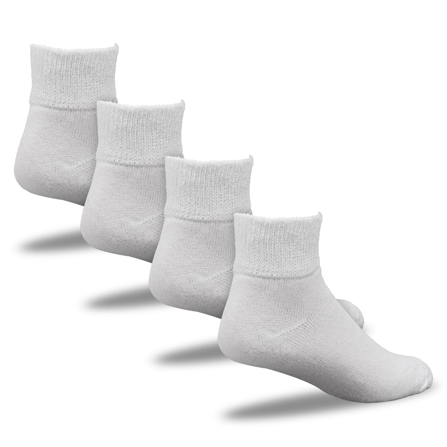King Size HealthTrak® Therapeutic Quarter Socks (3pr)
