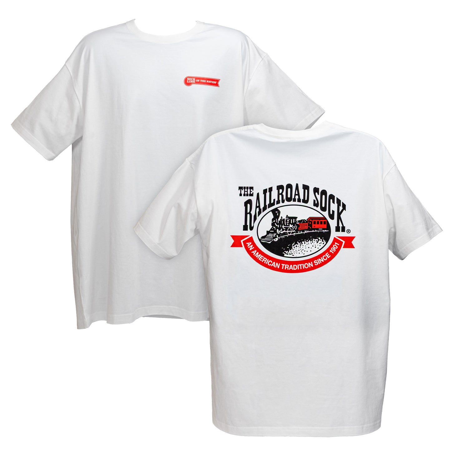 Railroad Sock Logo Tee