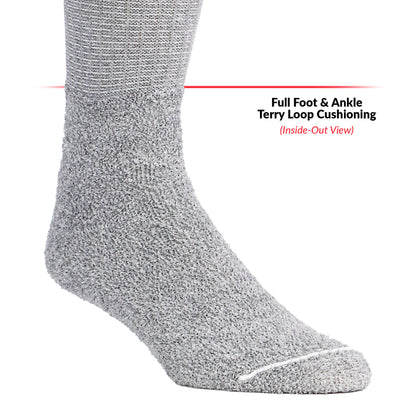 Men's Cotton Crew Socks (6pr Bag)