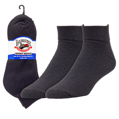 Men's Quarter Sport Socks (3pr)