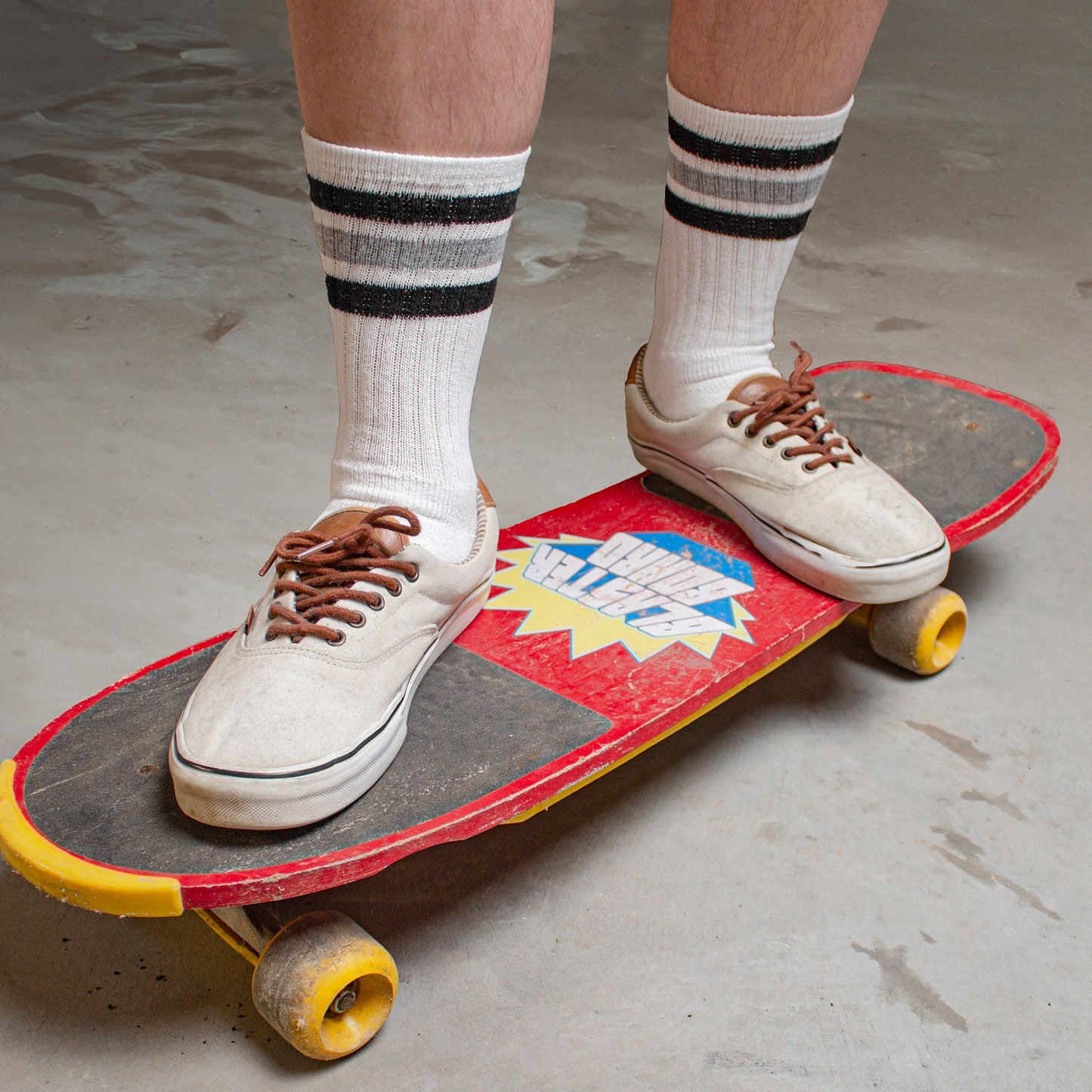 Men's "Americana" Striped Crew Socks (2pr)