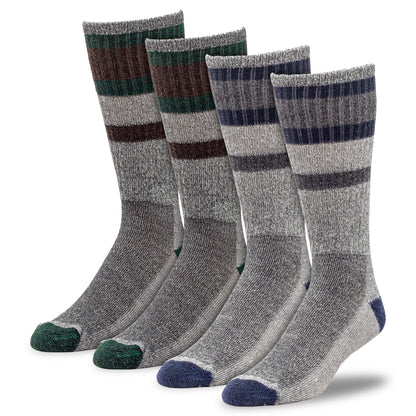 Men's Merino Wool Crew Socks (6pr)