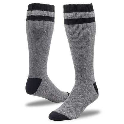 Men's Outdoor Striped Wool Boot Socks (1pr)