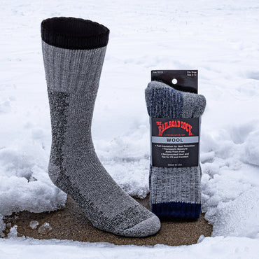 Men's Wool Single-Stripe Boot Socks (1pr)