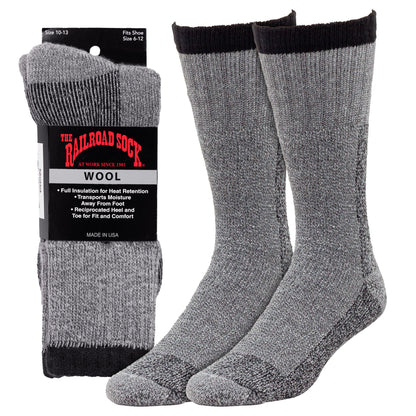 Men's Wool Single-Stripe Boot Socks (1pr)