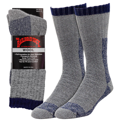 Men's Wool Single-Stripe Boot Socks (1pr)