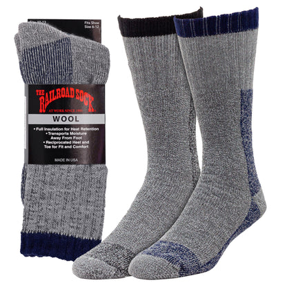 Men's Wool Single-Stripe Boot Socks (1pr)