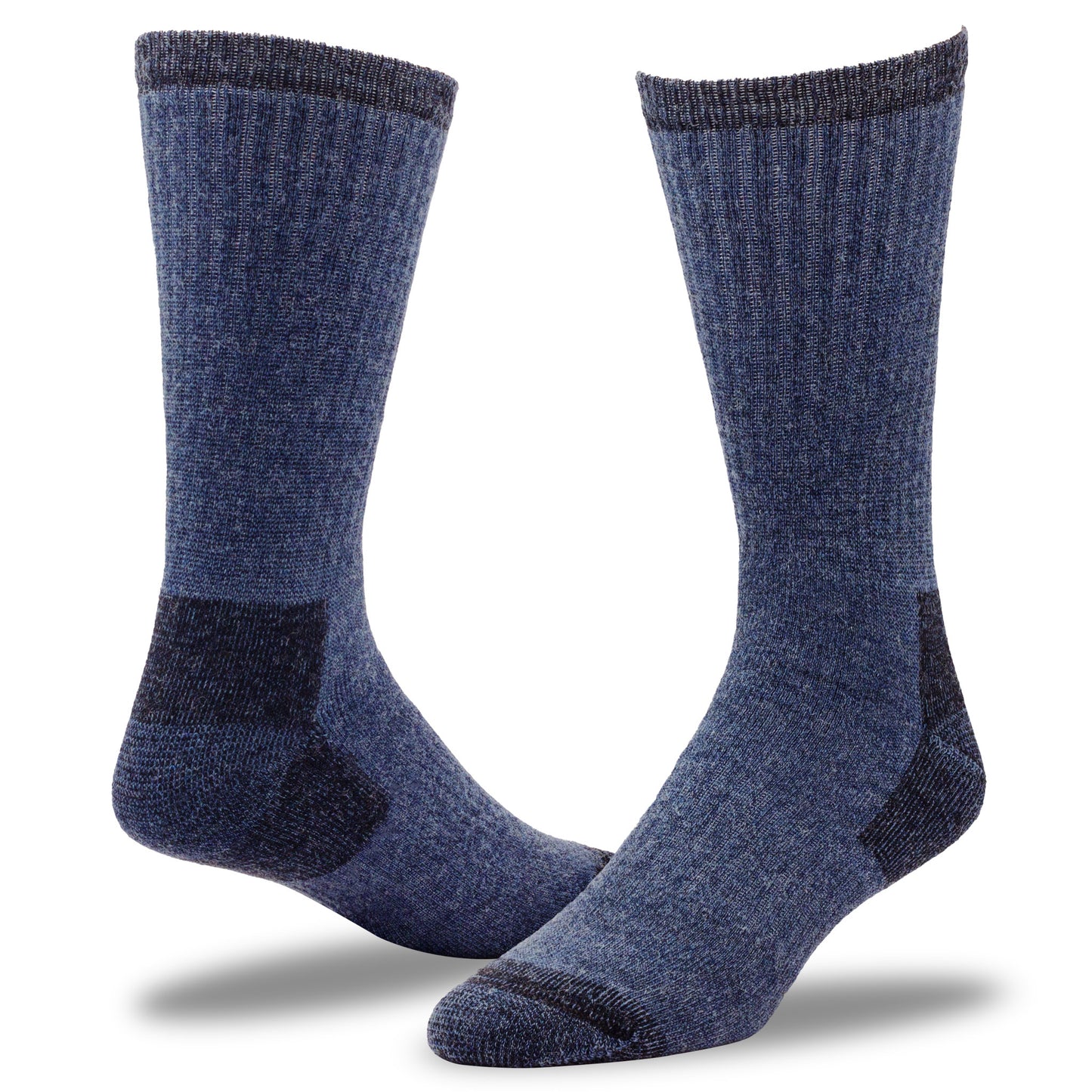King Size Merino Wool Crew Socks (1pr)
