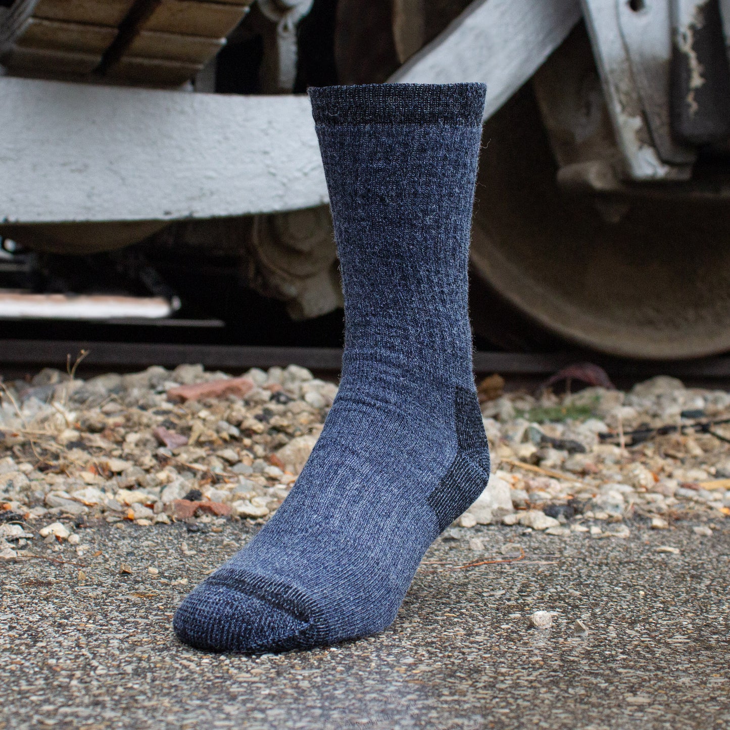 King Size Merino Wool Crew Socks (1pr)