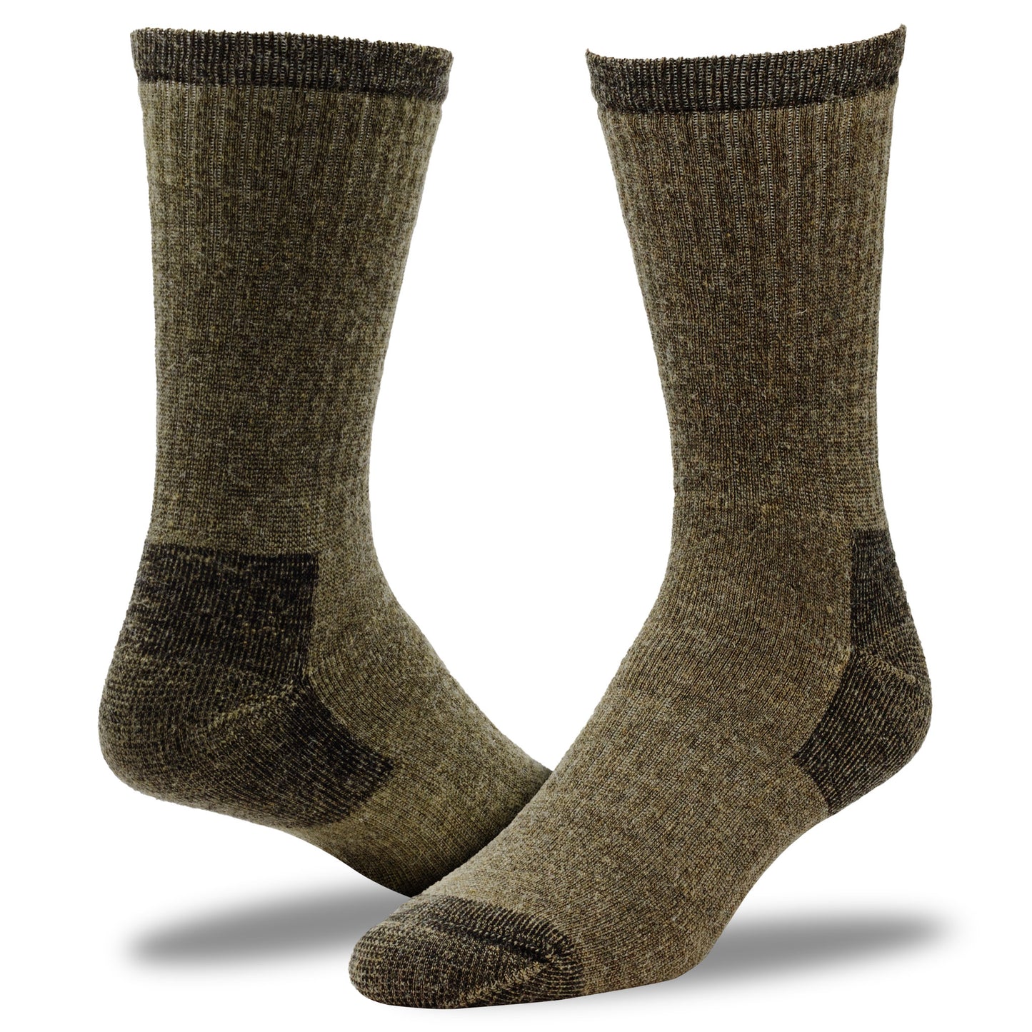King Size Merino Wool Crew Socks (1pr)