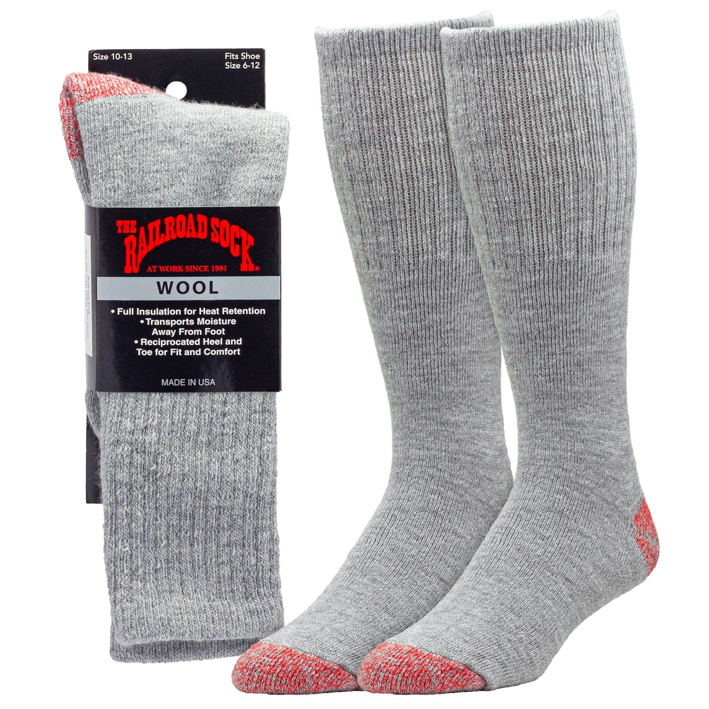 Merino Wool Boot Socks - Assorted (1pr)