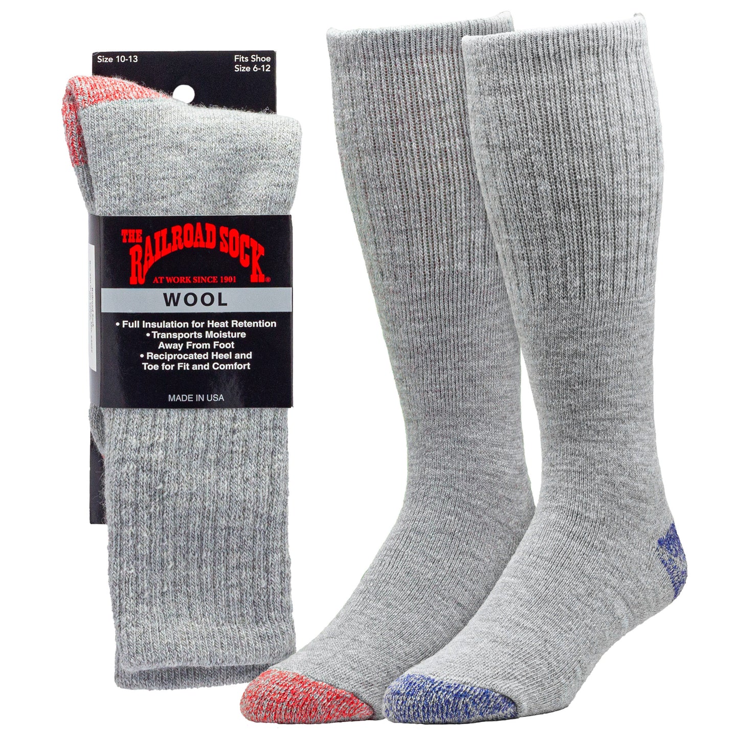 Merino Wool Boot Socks - Assorted (1pr)