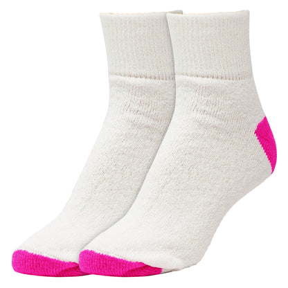 Women's Quarter Socks - Assorted Pastels (3pr)