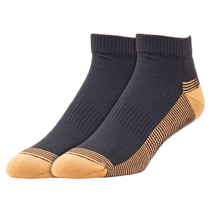 Men's Copper Infused Quarter Socks (2pr)