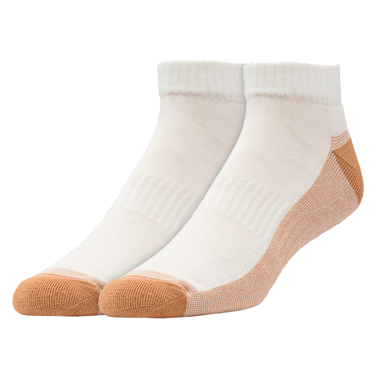 Men's Copper Infused Quarter Socks (2pr)