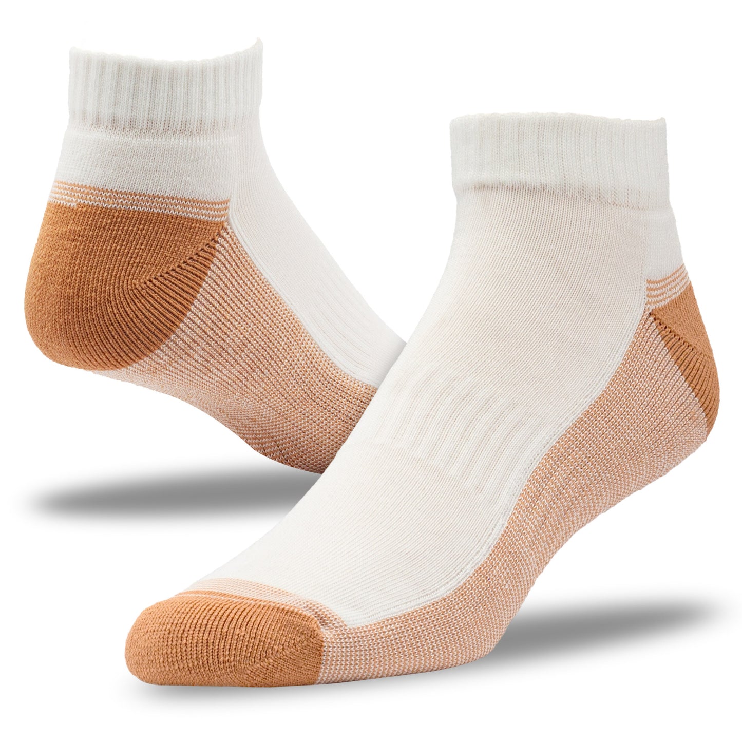 Men's Copper Infused Quarter Socks (2pr)