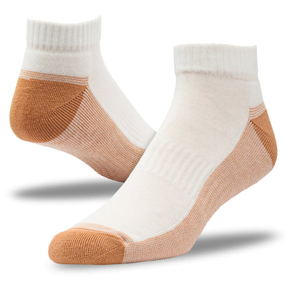 Men's Copper Infused Quarter Socks (2pr)