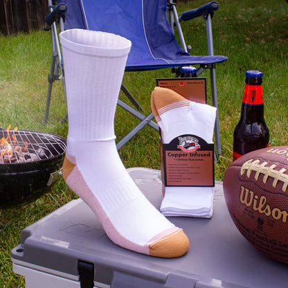Men's Copper Infused Crew Socks