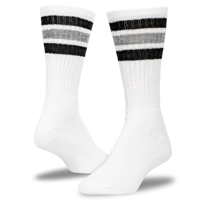 Women's "Americana" Striped Crew Socks