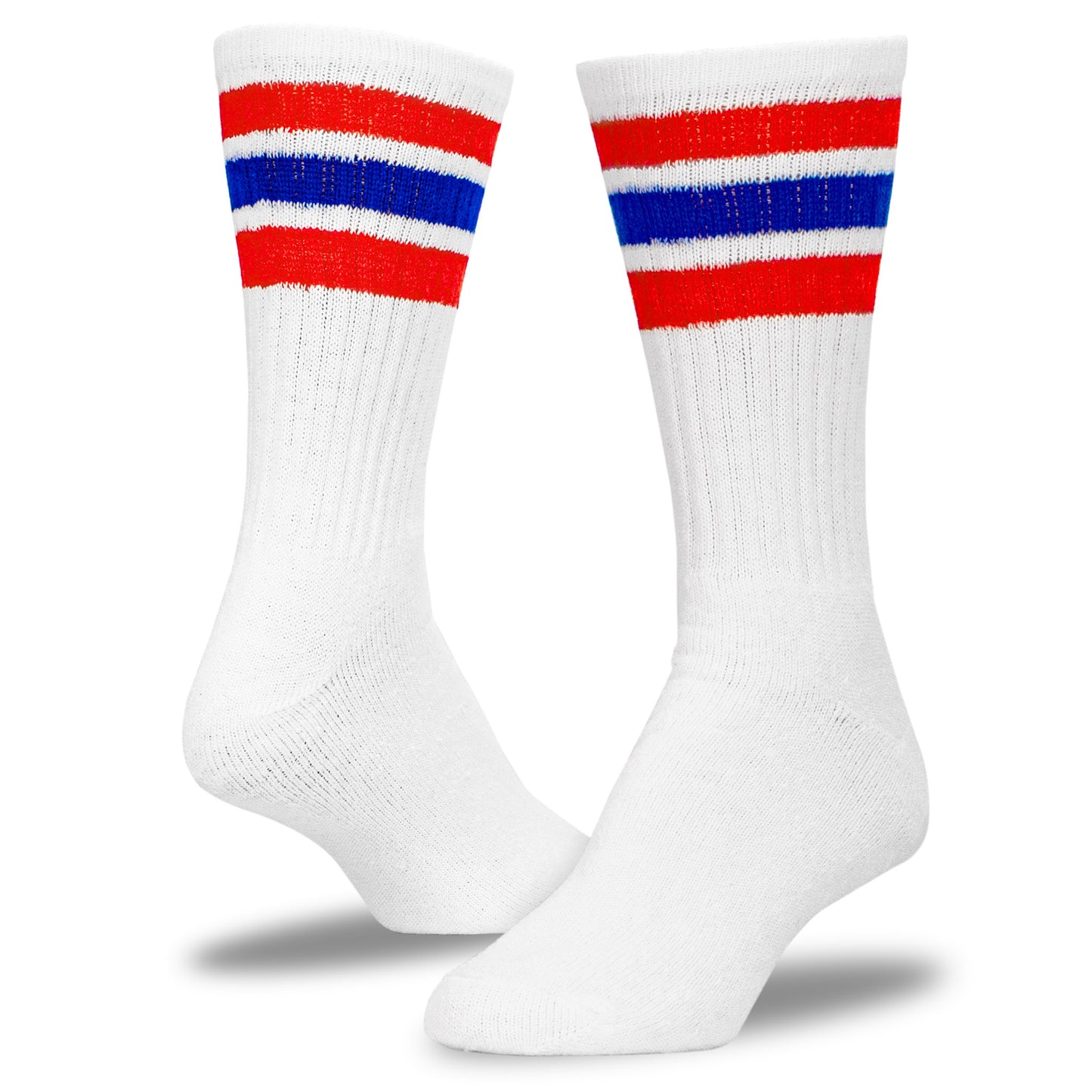 Women's "Americana" Striped Crew Socks