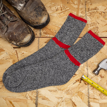 Men's Mid-Weight Boot Crew Socks (6pr)