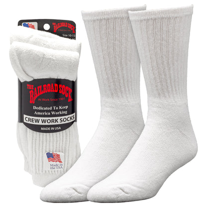 Men's Crew Work Socks (3pr)